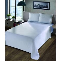 Jogo de Cama Dohler Casal 04 Peças Priori 100% Algodão Branco