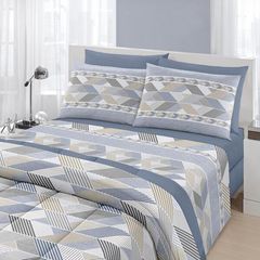 Jogo de Cama Santista Casal 04 Peças Royal 100% Algodão Niterói