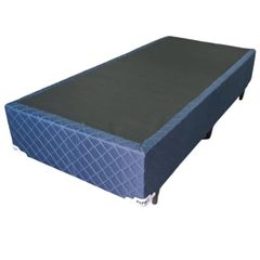 Base Box Solteiro Zeflex 88X188X43 Maré Azul