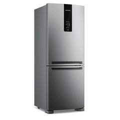 Refrigerador Brastemp BRE57FKBNA Frost Free 2 Portas Inverse 447 Litros Inox 220v