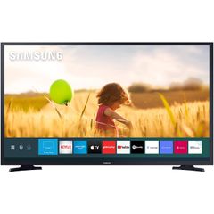Smart Tv 43" Samsung Led UN43T5300 Full HD + WIFI HDR para Brilho e Contraste Plataforma Tizen 2 HDMI 1 USB Preta 220v