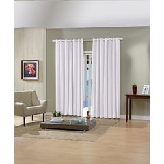 Cortina Bella Janela Pratika York 2,60 X 1,70 Branco