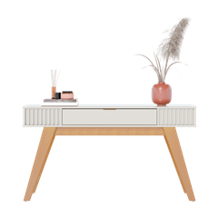 Aparador Colibri Riviera 1 Gaveta Off White