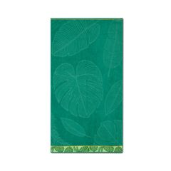 Toalha de Praia Appel 78cm x 150cm Folhas Verde
