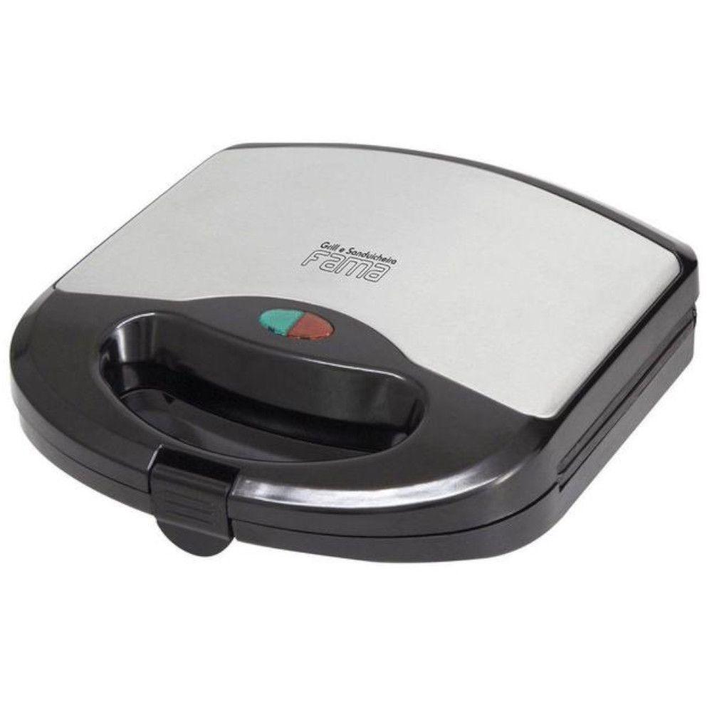 Sanduicheira Grill Fama FGR01PI Preto Inox 220V