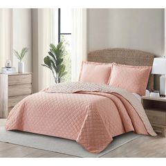 Kit de Colcha Appel Matelassê 03 Peças Casal Rosa Clássico