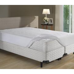 Protetor de Colchão Hedrons Solteiro Impermeável Matalassado Branco