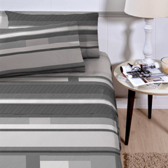 Jogo de Cama Corttex Solteiro 03 Peças Essenciale 100% Algodão Estampado