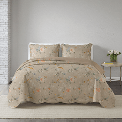 Kit Colcha Corttex King 3Pcs 260x280 Paris Sortido Estampado