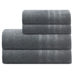 Toalha Banhão Camesa Dominus Plus 75cm x 150cm Cinza