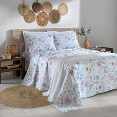 Jogo de Cama Dohler Queen 04 Peças Priori 100% Algodão Stella