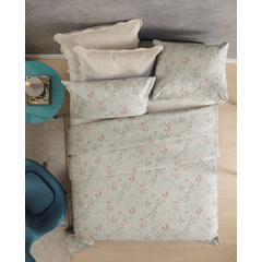 Jogo de Cama Corttex Solteiro 03 Peças Supercal Estampado 180 Fios