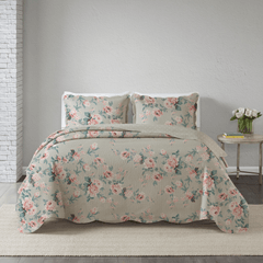 Kit Colcha Corttex King 3 Peças Paris Estampado