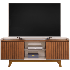 Rack Dj Flat Freijó Off White