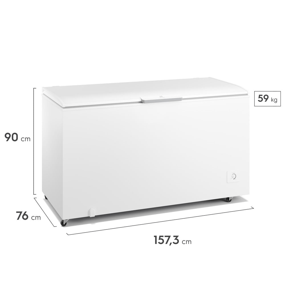 Freezer Horizontal Electrolux HI550 1 Porta 513 Litros Branco 220v