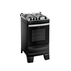 Fogão Atlas Agile UP 4 Bocas Preto Bivolt