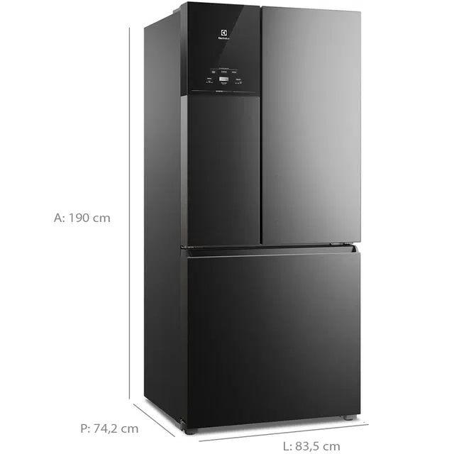 Refrigerador Inverter Electrolux IM8B Frost Free 3 Portas 590 Litros ...