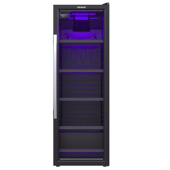 Cervejeira Venax Blue Ligth 209 Litros Preto cor Fosco (voltagem 220V)