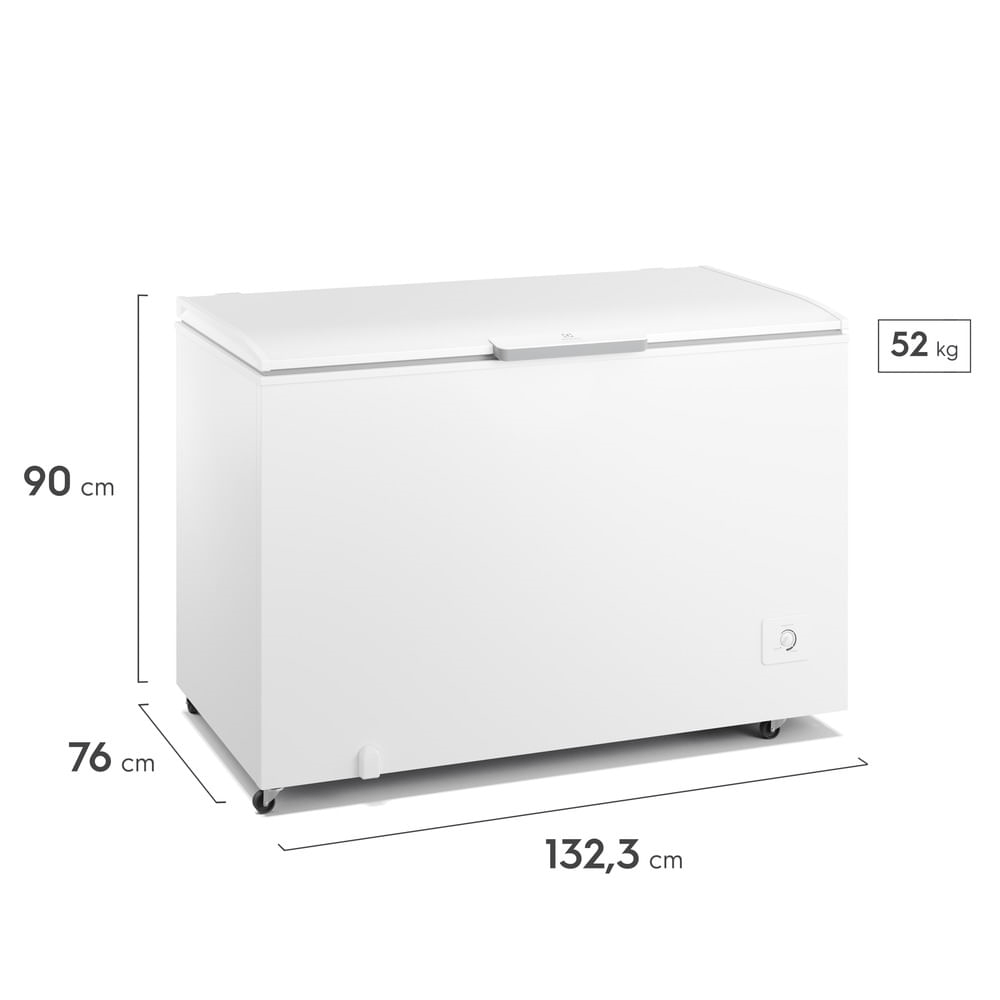 Freezer Horizontal Electrolux HI440 1 Porta 400 Litros Branco 220v
