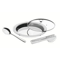 Conjunto Para Servir Tramontina 3 Peças Ciclo Inox