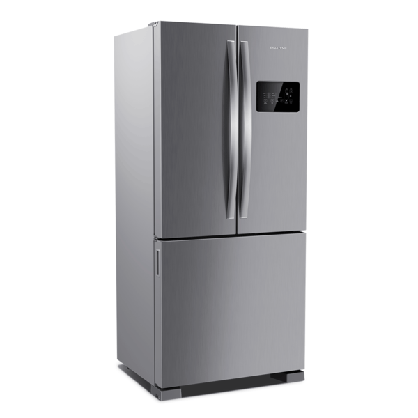 ri様 Refrigerador Brastemp BRO85AKBNA 3 Portas 554 Litros Inverter Inox