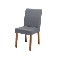 Capa de Cadeira Bella Janela Malha Lisa Cinza Escura