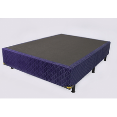 Base Box Casal Zeflex 138X188X43 Maré Azul
