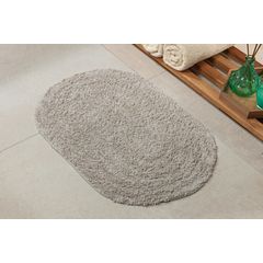 Tapete Banheiro Niazitex Monterrey 40cm x 60cm Cinza