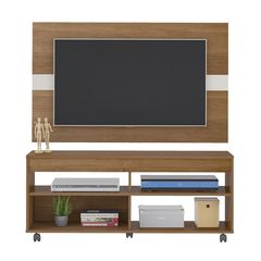 Rack Com Painel Artely Cross Cinamomo C/ Off White