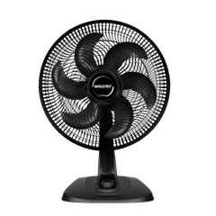 Ventilador de Mesa Mallory 40 cm Turbo Fresh 6 Pás 3 Velocidades preto 220V