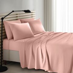 Jogo de Cama Dohler King 04 Peças Priori 100% Algodão Salmão