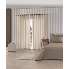 Cortina Bella Janela Rustica Pantex 4,20 X 2,50 Areia