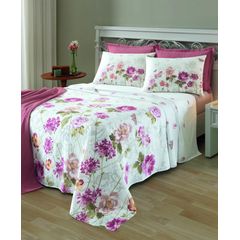 Jogo de Cama Dohler Casal 04 Peças Premium 100% Algodão 180 Fios Lisa 01