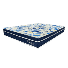 Colchão Casal Zeflex 138x188x23 Iris Azul