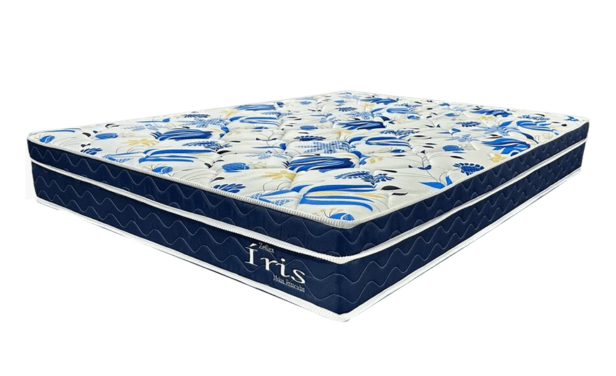 Colchão Casal Zeflex 138x188x23 Iris Azul
