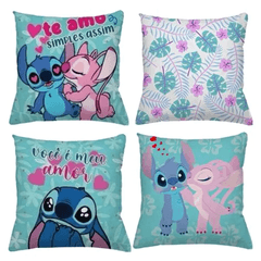 Capa  Almofada Bella Janela 45X45 Stitch Degrade