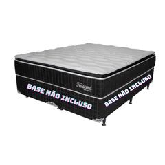 Colchão Queen Zeflex 158X198X28 Iracema Com Pillow Touch Preto