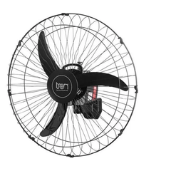 Ventilador de Parede Tron Parede Oscilante 60cm Preto 220V