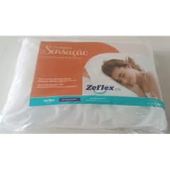 Travesseiro Zeflex Sensação 40cm x 60cm Branco