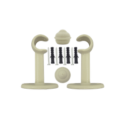 Kit Varão Prátiko Pro Bella Arte 2,00m 19mm Palha