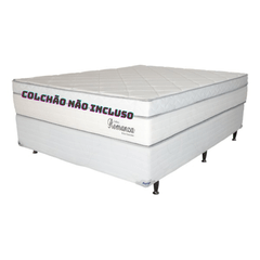Base Box Casal Zeflex 138x188x43 Romanza Branca
