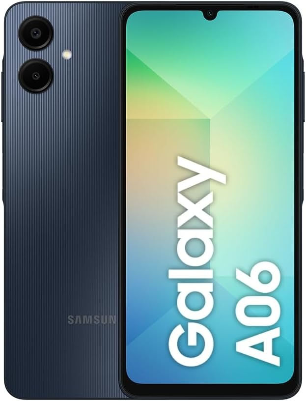 Smartphone Samsung Galaxy A06 com tela de 6.7