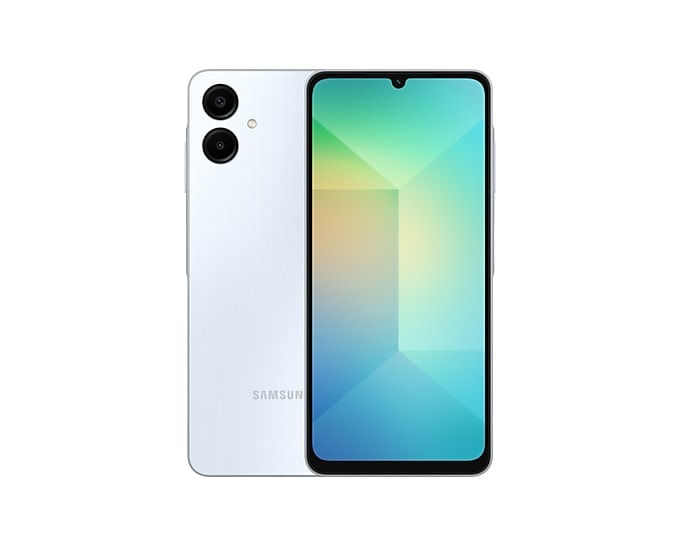 Smartphone Samsung Galaxy A06 com tela de 6.7