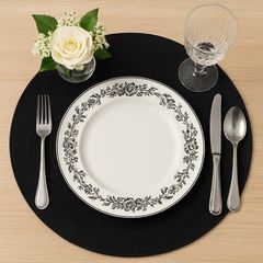 Lugar Americano Casa Ambiente 38cm Coleção Alegro Preto