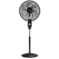 Ventilador de Coluna Mallory Éolo 40Cm 6 Pás 3 Velocidades Preto Grafite  220V