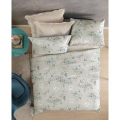 Jogo de Cama Corttex Queen 04 Peças Supercal 180 Fios Estampado