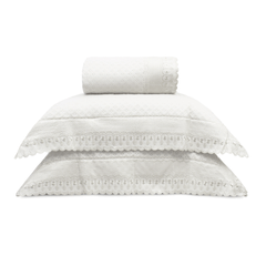 Fronha Appel 50cm x 70cm Bordare Premium Branco