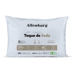 Travesseiro Altenburg Dueto Toque de Seda 50x70cm Branco