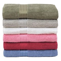 Toalha de Banho Dohler Prisma 70cm x 140cm Branca