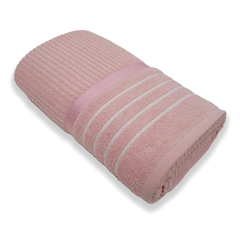Toalha Banhão Corttex Nancy 75cm x 150cm Rosa
